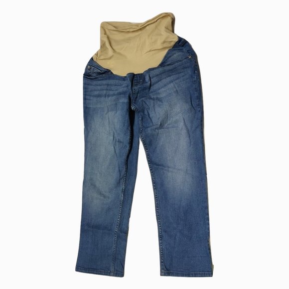 Maternity Crop Jeans - M - Picture 1 of 3